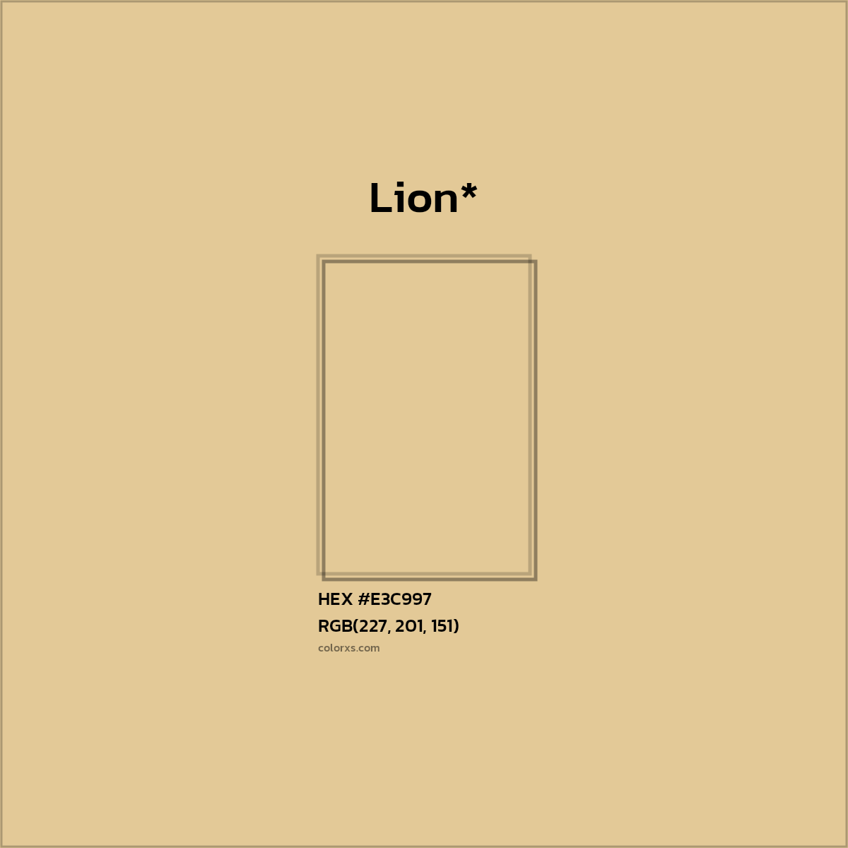 HEX #E3C997 Color Name, Color Code, Palettes, Similar Paints, Images