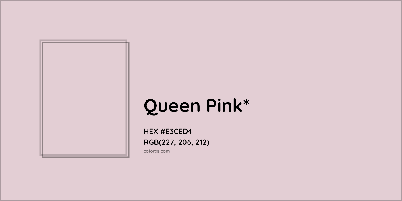 HEX #E3CED4 Color Name, Color Code, Palettes, Similar Paints, Images