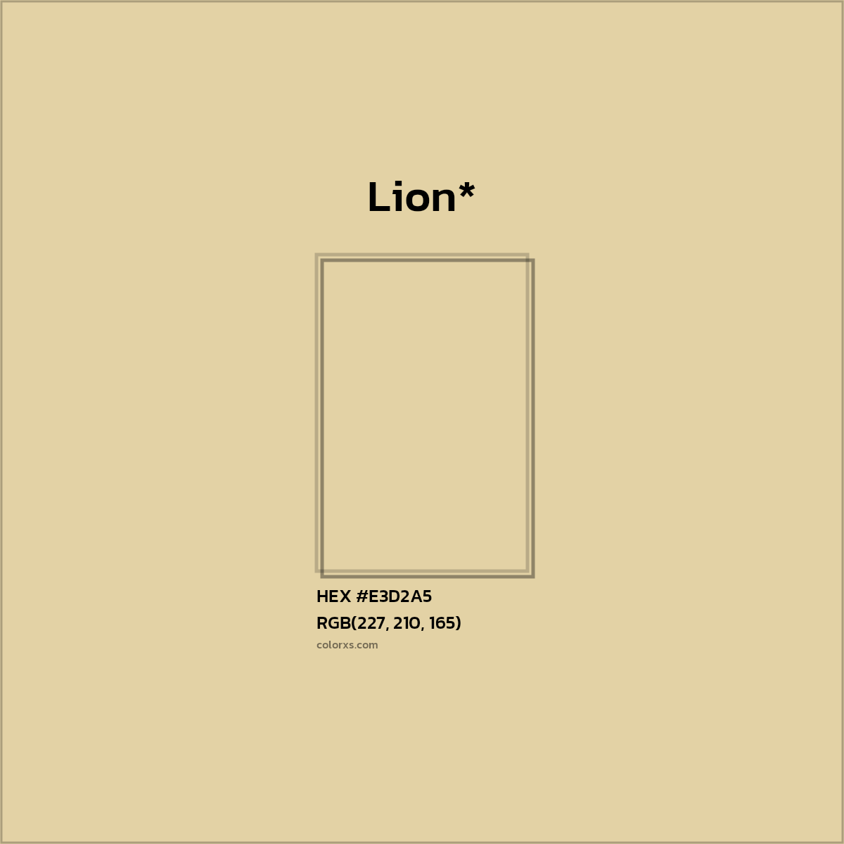 HEX #E3D2A5 Color Name, Color Code, Palettes, Similar Paints, Images