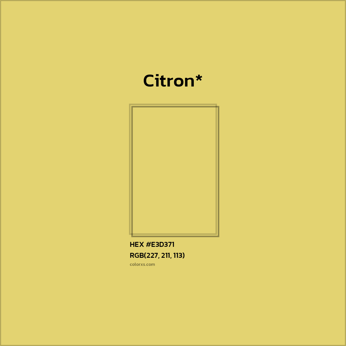 HEX #E3D371 Color Name, Color Code, Palettes, Similar Paints, Images