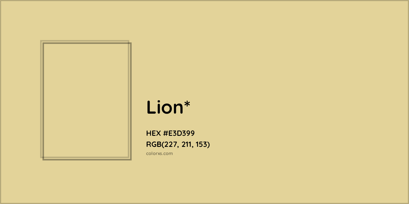 HEX #E3D399 Color Name, Color Code, Palettes, Similar Paints, Images
