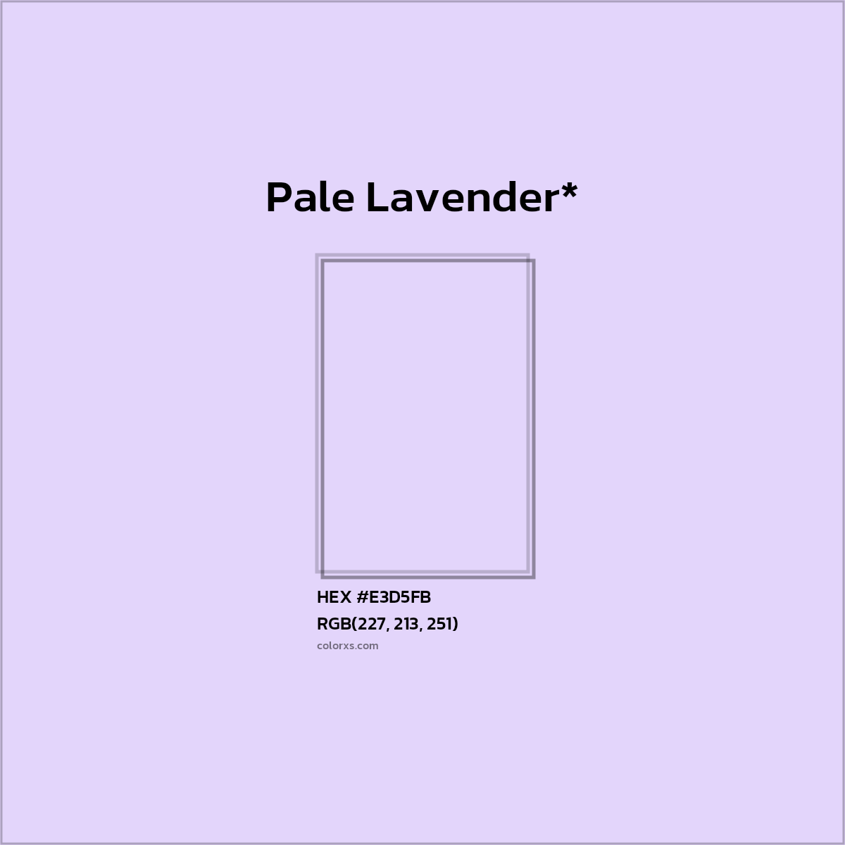 HEX #E3D5FB Color Name, Color Code, Palettes, Similar Paints, Images