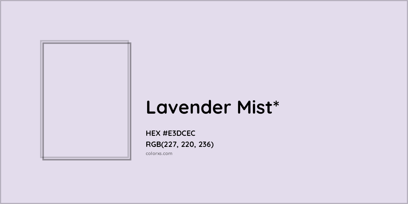 HEX #E3DCEC Color Name, Color Code, Palettes, Similar Paints, Images