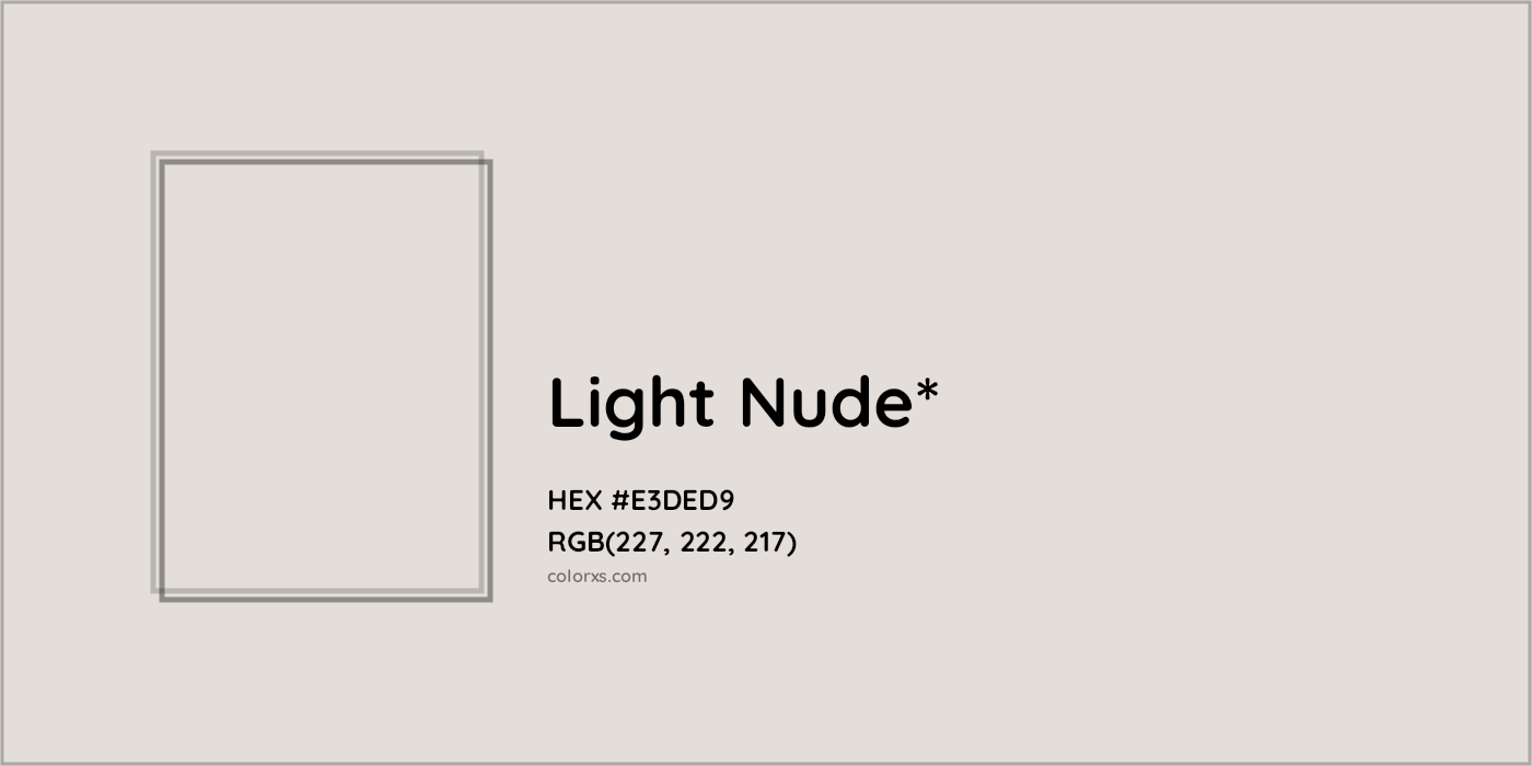 HEX #E3DED9 Color Name, Color Code, Palettes, Similar Paints, Images