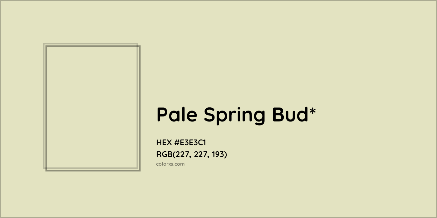 HEX #E3E3C1 Color Name, Color Code, Palettes, Similar Paints, Images