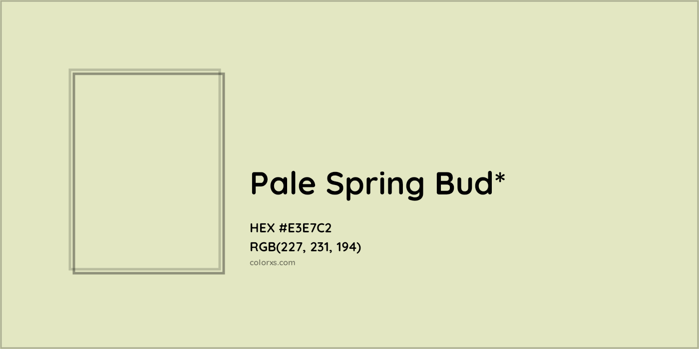 HEX #E3E7C2 Color Name, Color Code, Palettes, Similar Paints, Images