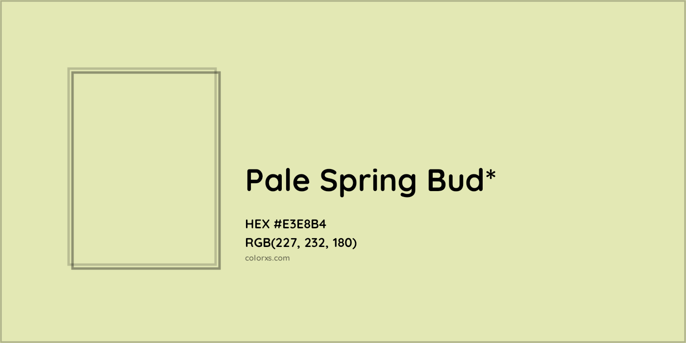 HEX #E3E8B4 Color Name, Color Code, Palettes, Similar Paints, Images