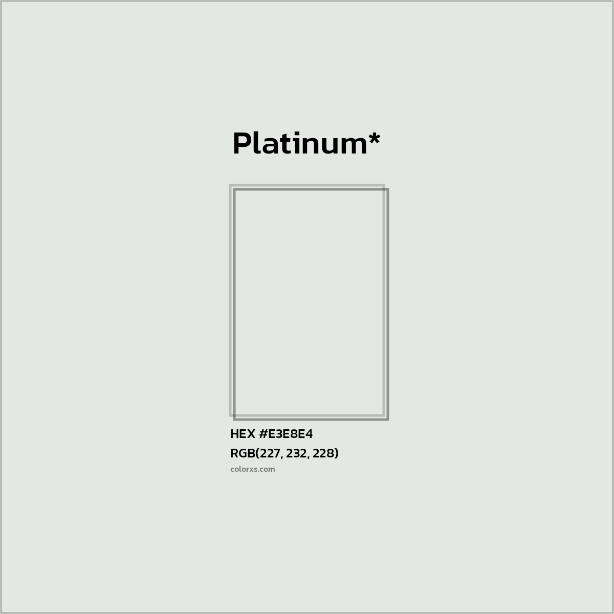 HEX #E3E8E4 Color Name, Color Code, Palettes, Similar Paints, Images