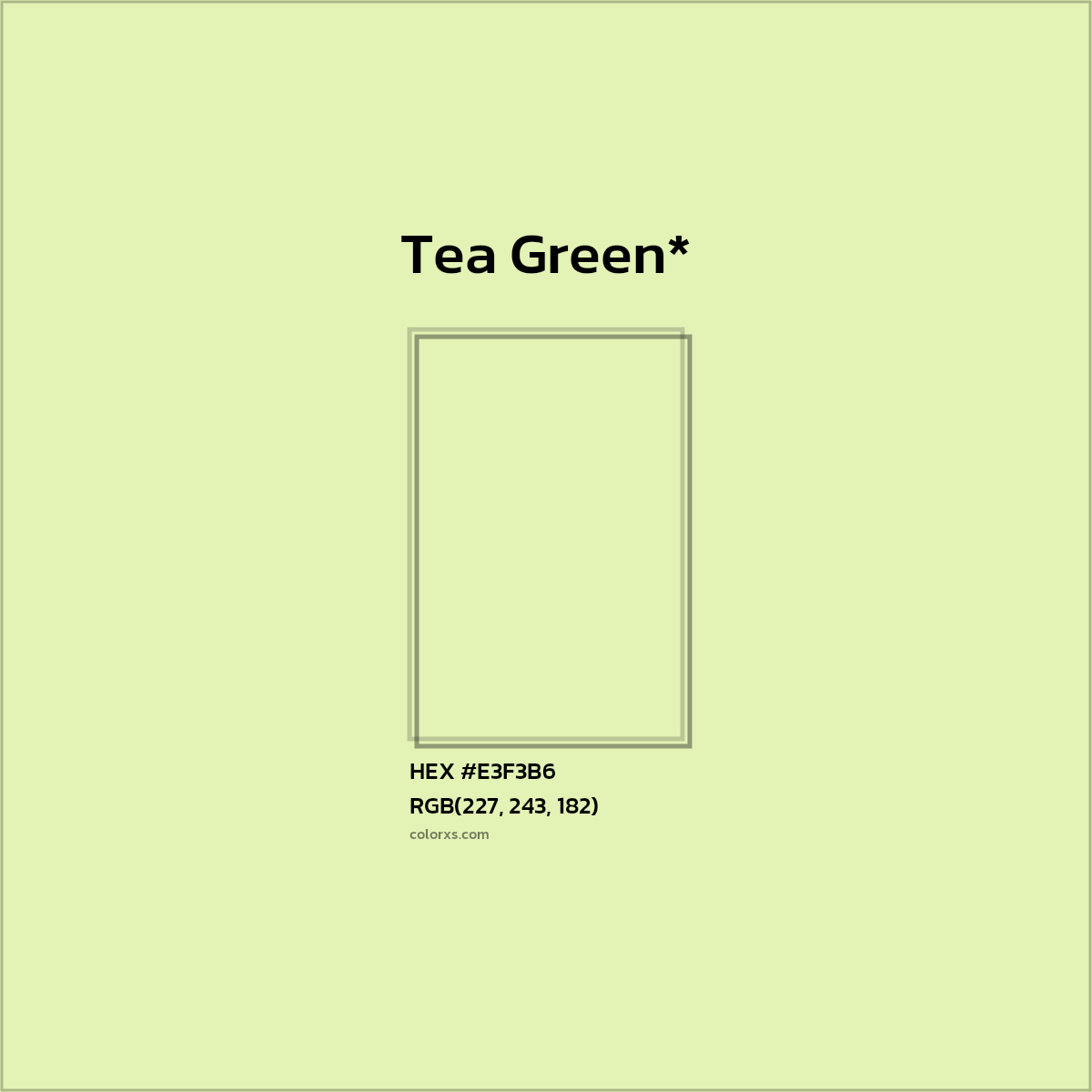 HEX #E3F3B6 Color Name, Color Code, Palettes, Similar Paints, Images