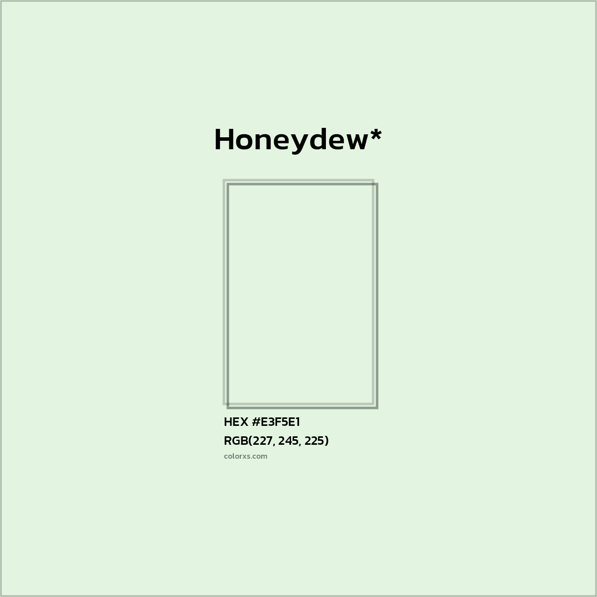 HEX #E3F5E1 Color Name, Color Code, Palettes, Similar Paints, Images