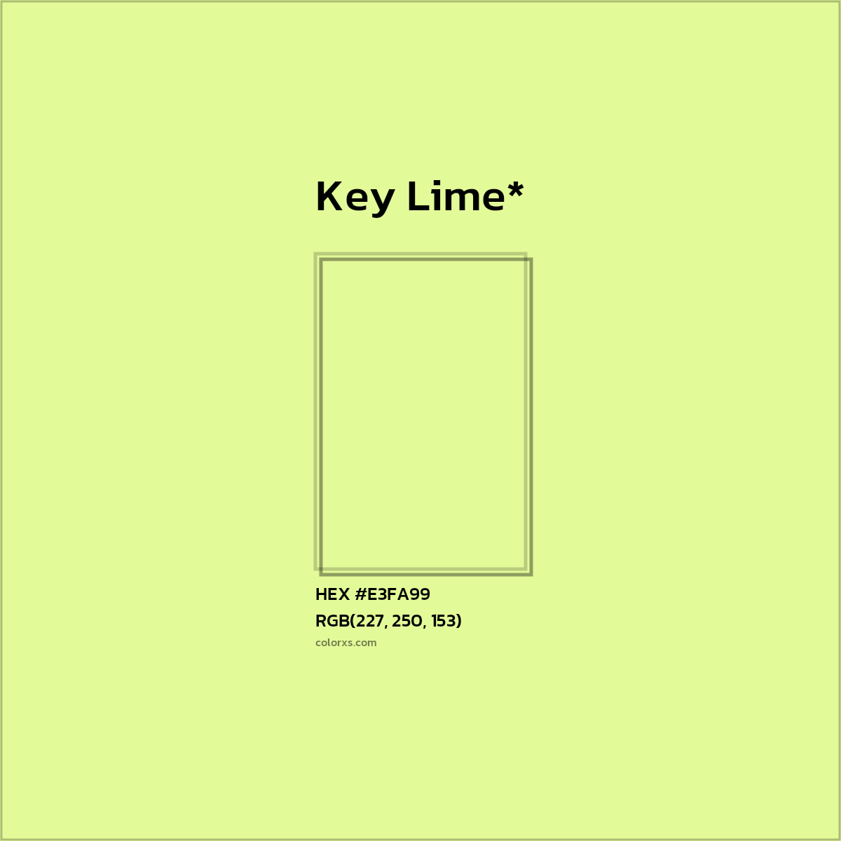HEX #E3FA99 Color Name, Color Code, Palettes, Similar Paints, Images