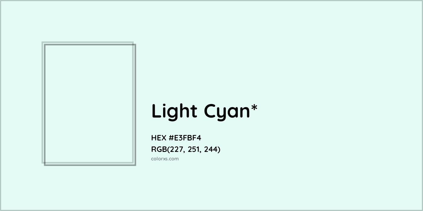 HEX #E3FBF4 Color Name, Color Code, Palettes, Similar Paints, Images