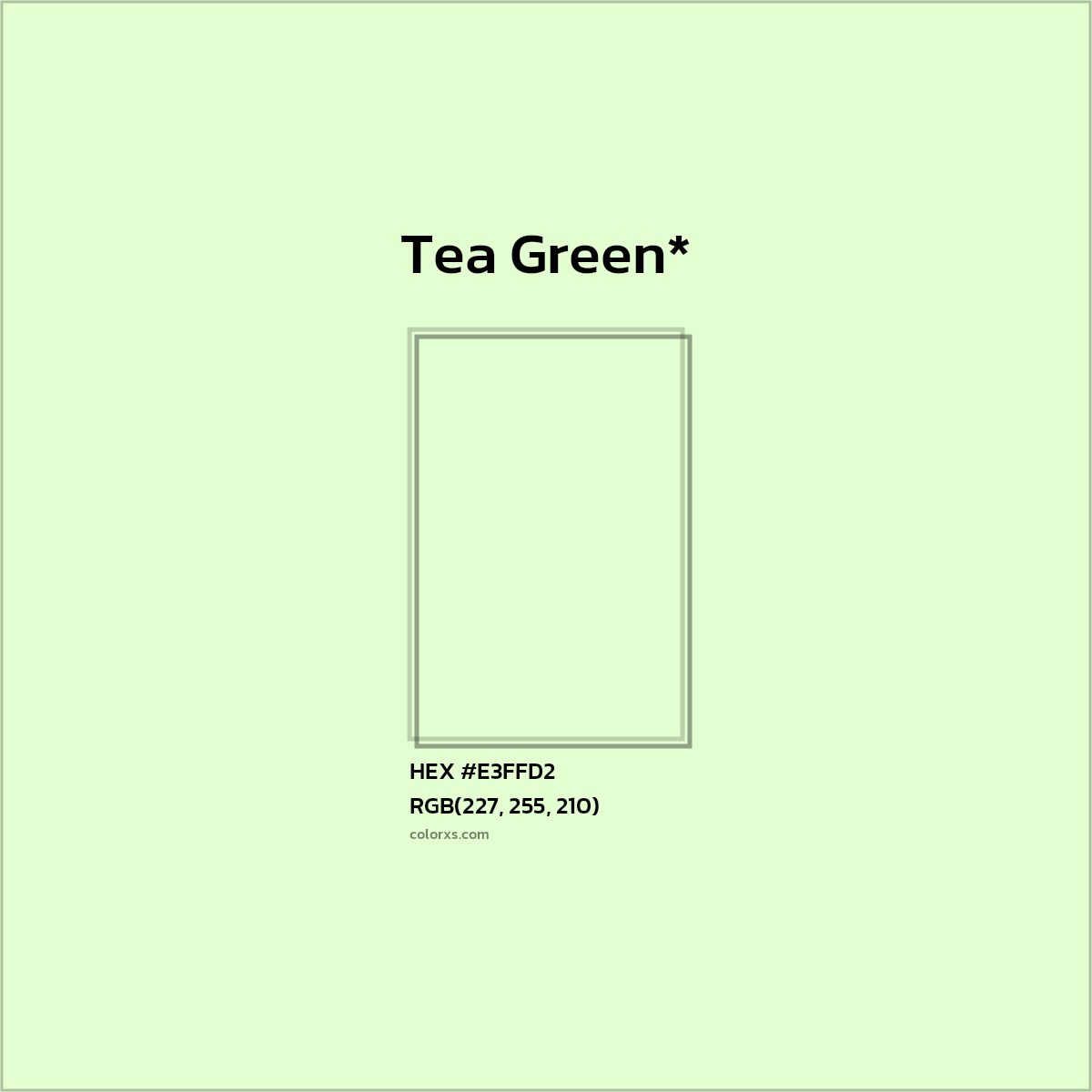 HEX #E3FFD2 Color Name, Color Code, Palettes, Similar Paints, Images