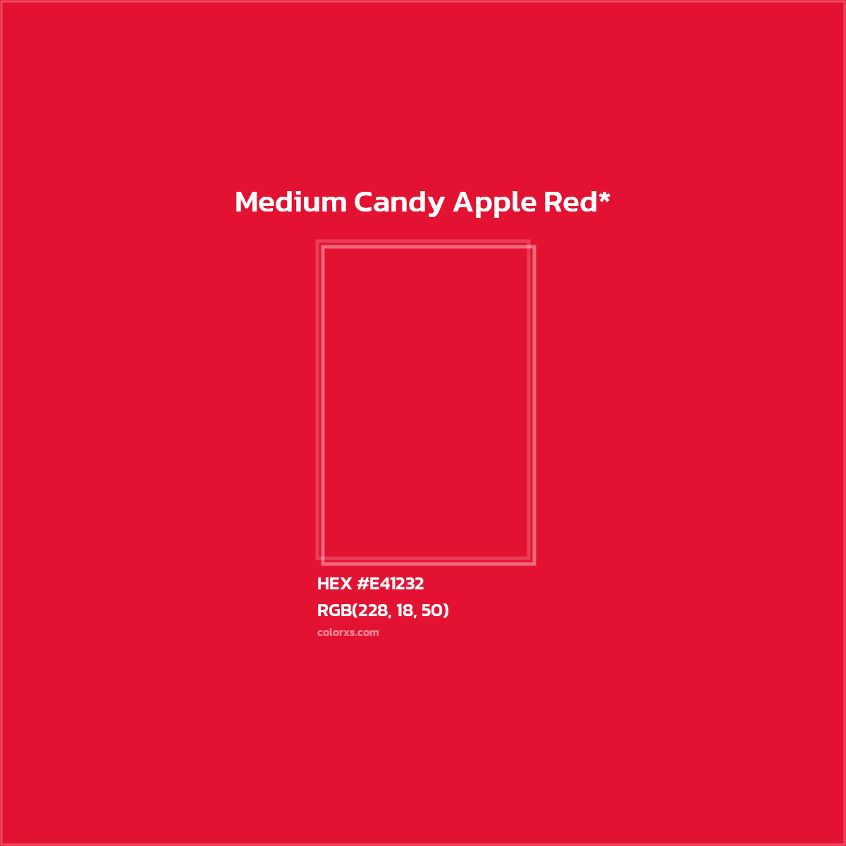 HEX #E41232 Color Name, Color Code, Palettes, Similar Paints, Images