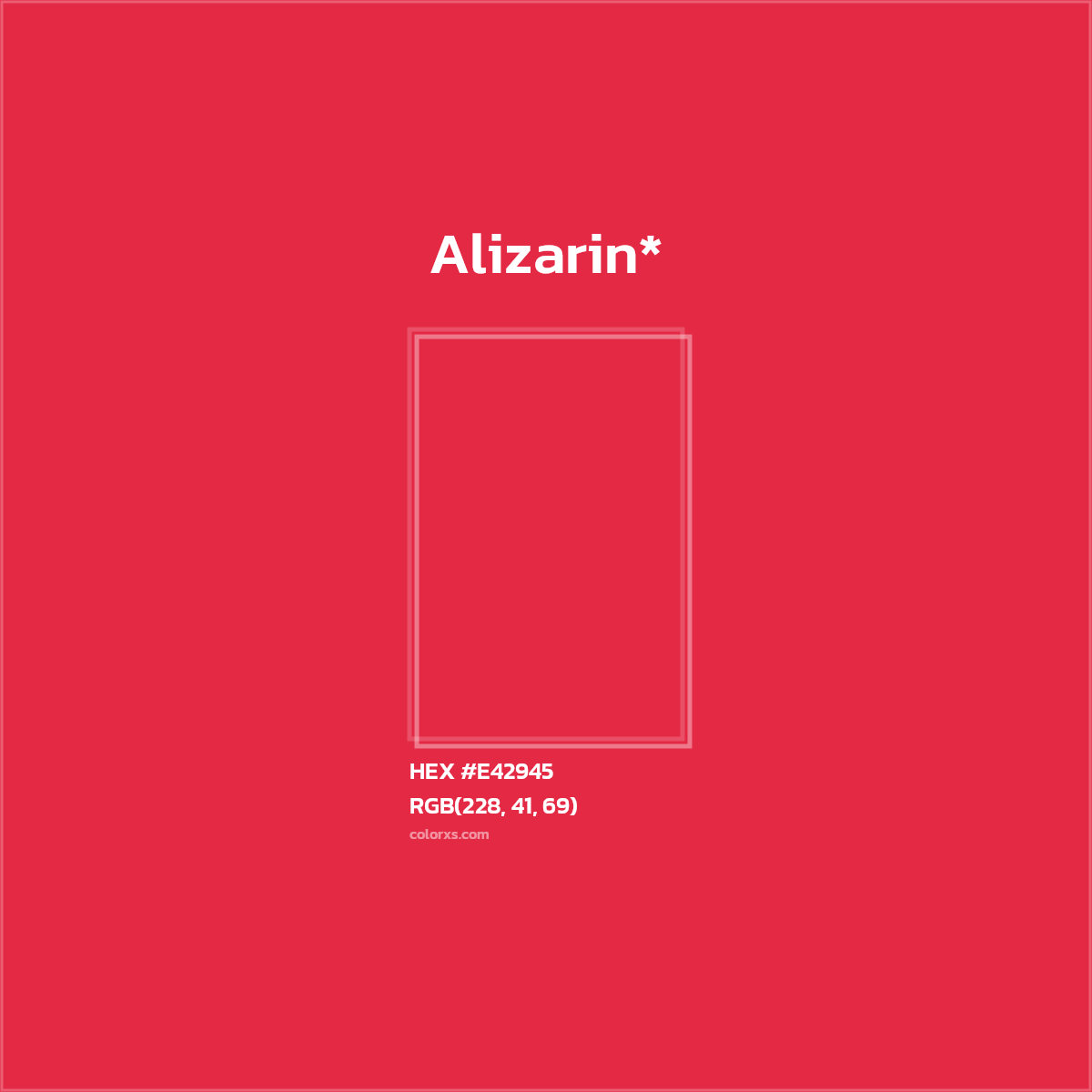 HEX #E42945 Color Name, Color Code, Palettes, Similar Paints, Images