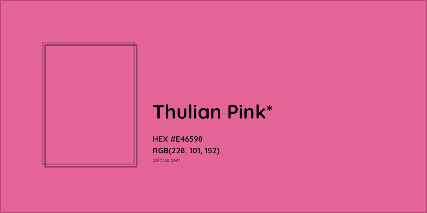 HEX #E46598 Color Name, Color Code, Palettes, Similar Paints, Images