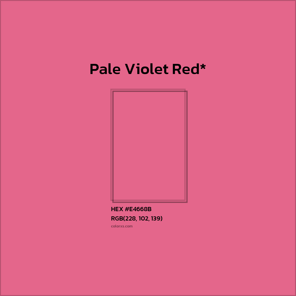 HEX #E4668B Color Name, Color Code, Palettes, Similar Paints, Images