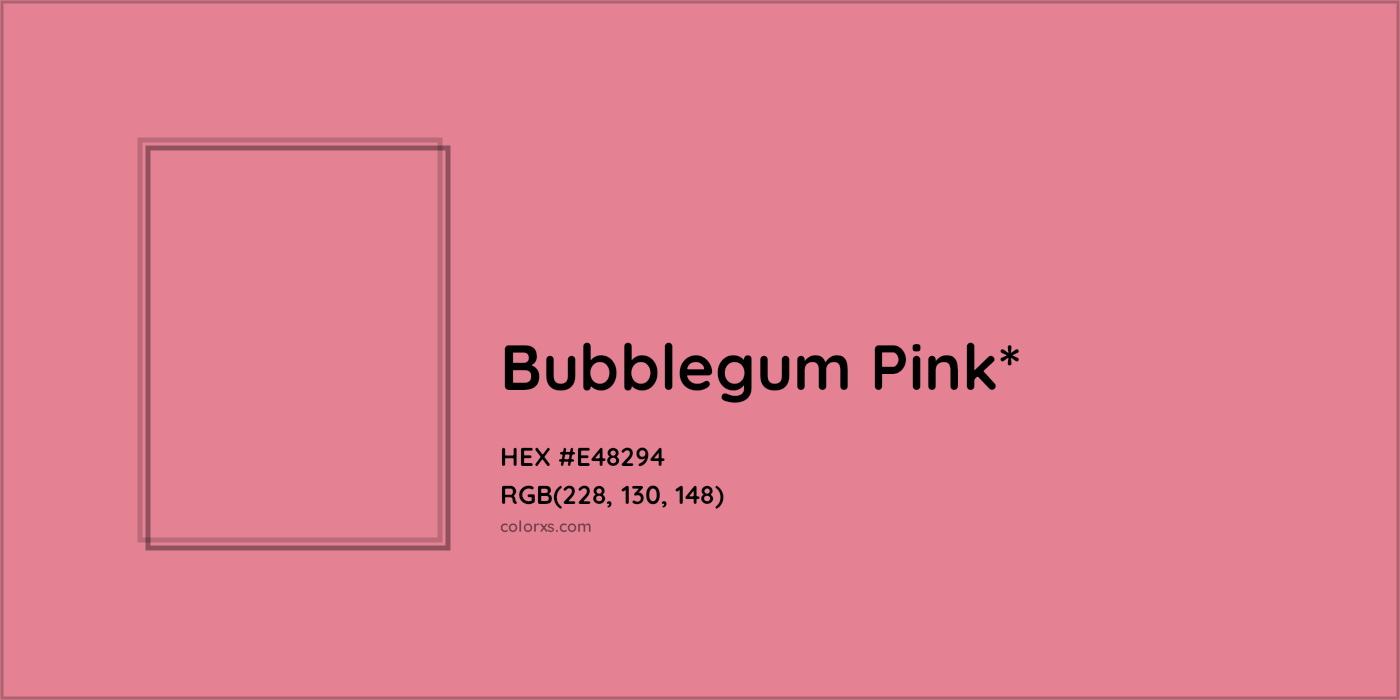 HEX #E48294 Color Name, Color Code, Palettes, Similar Paints, Images