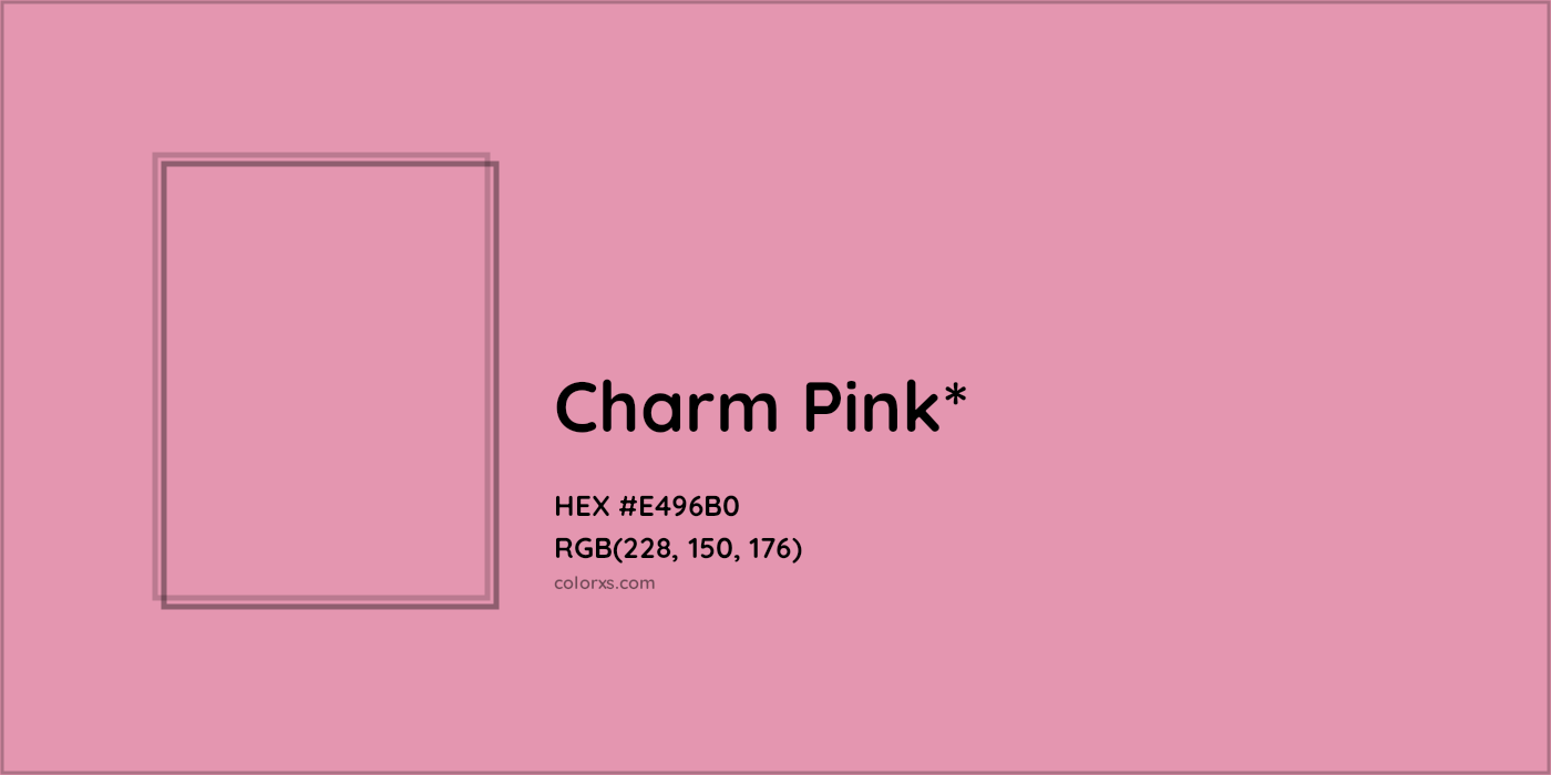 HEX #E496B0 Color Name, Color Code, Palettes, Similar Paints, Images