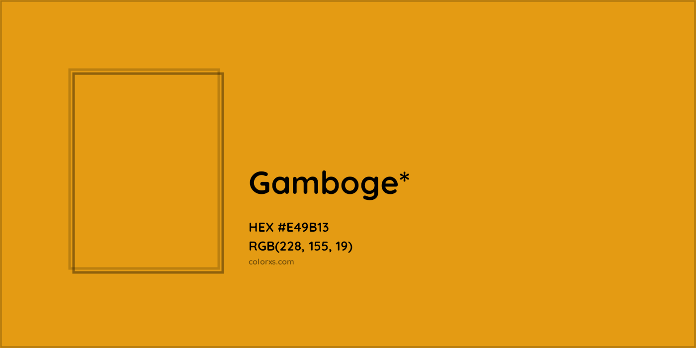 HEX #E49B13 Color Name, Color Code, Palettes, Similar Paints, Images