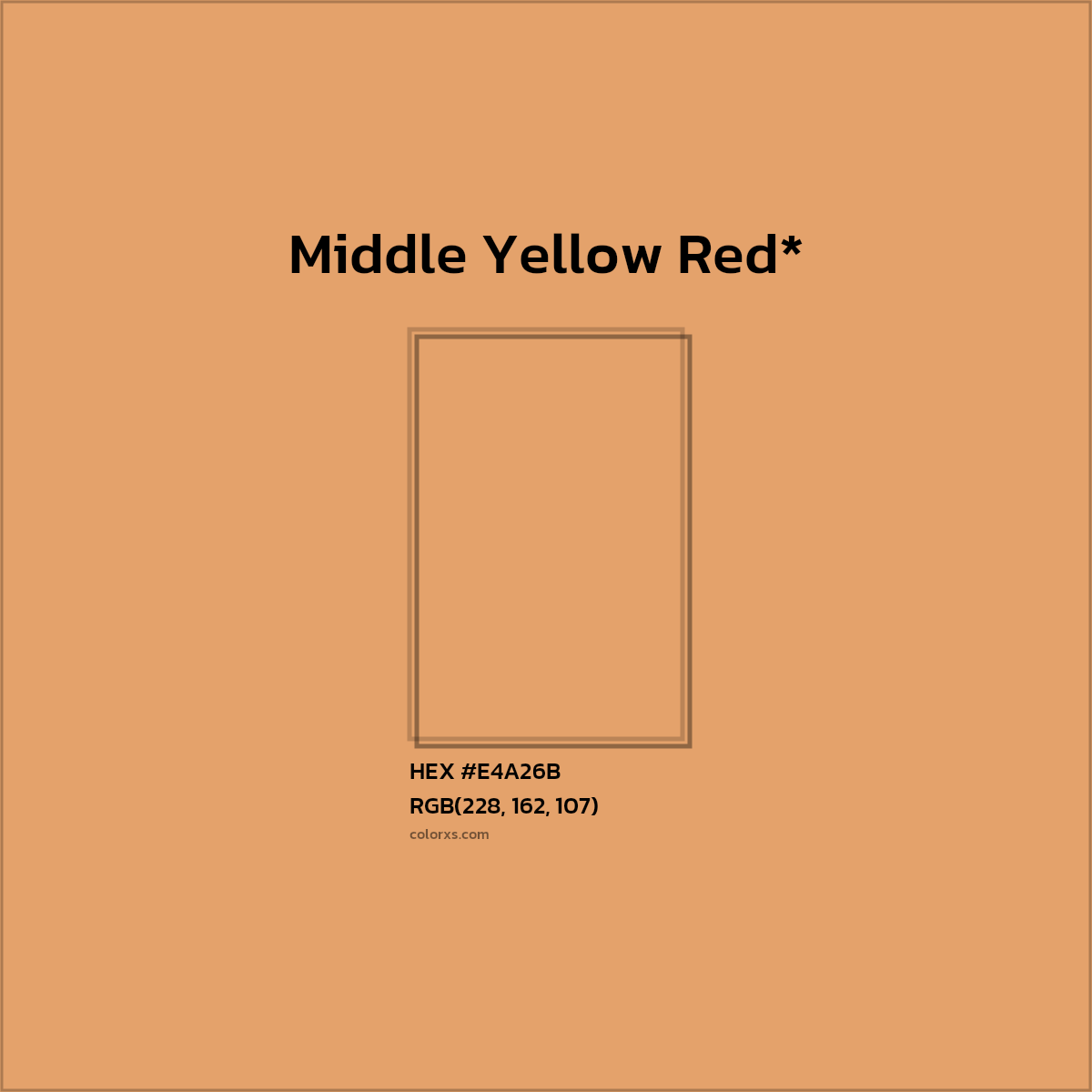 HEX #E4A26B Color Name, Color Code, Palettes, Similar Paints, Images