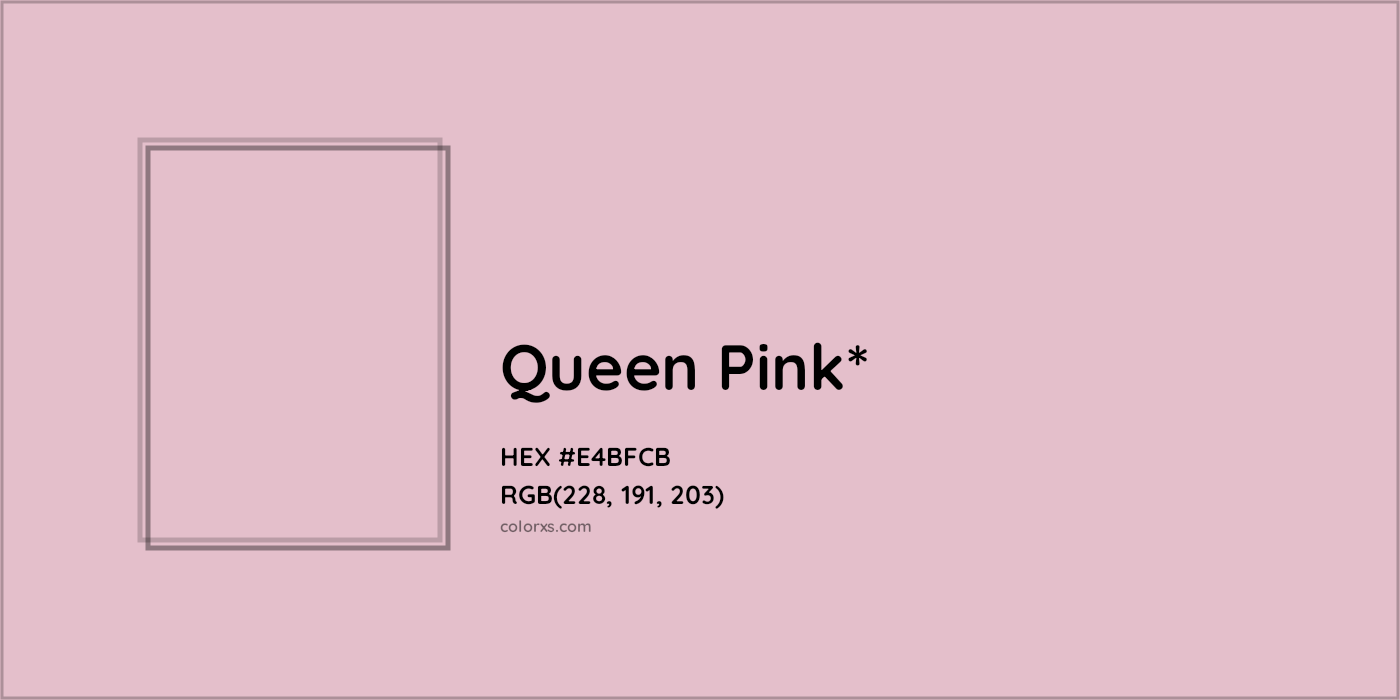 HEX #E4BFCB Color Name, Color Code, Palettes, Similar Paints, Images