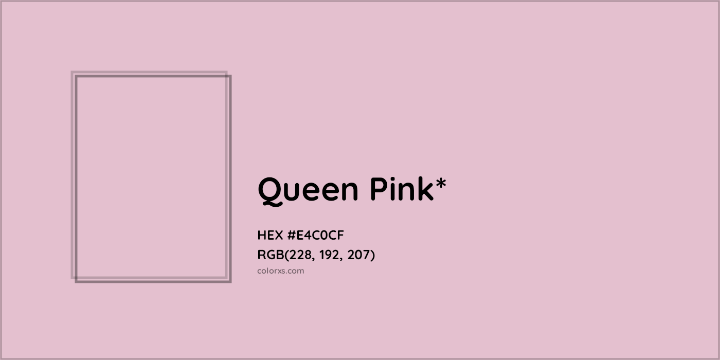 HEX #E4C0CF Color Name, Color Code, Palettes, Similar Paints, Images