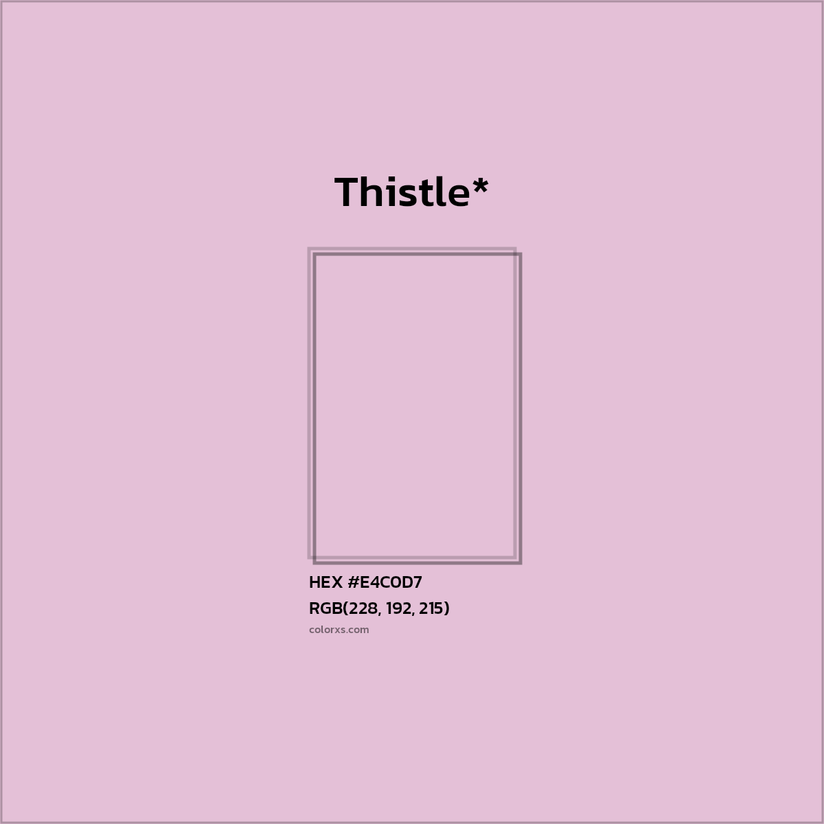 HEX #E4C0D7 Color Name, Color Code, Palettes, Similar Paints, Images