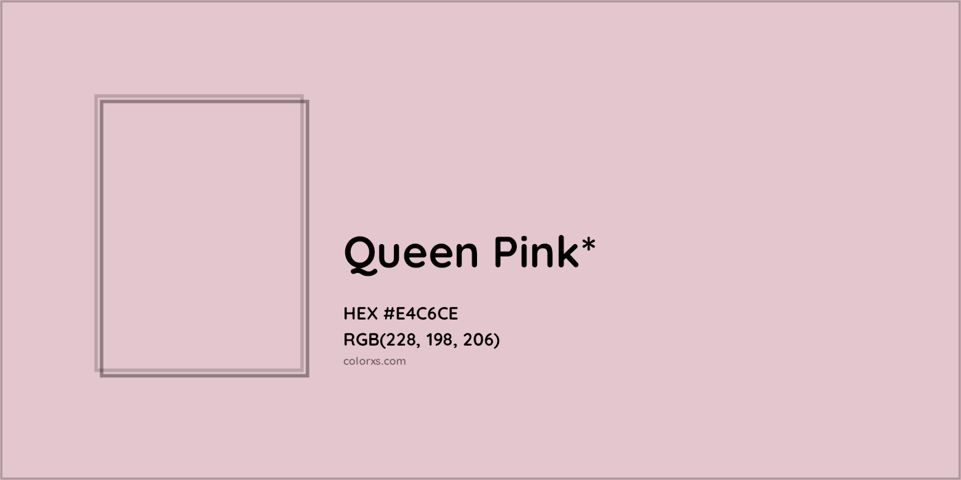 HEX #E4C6CE Color Name, Color Code, Palettes, Similar Paints, Images