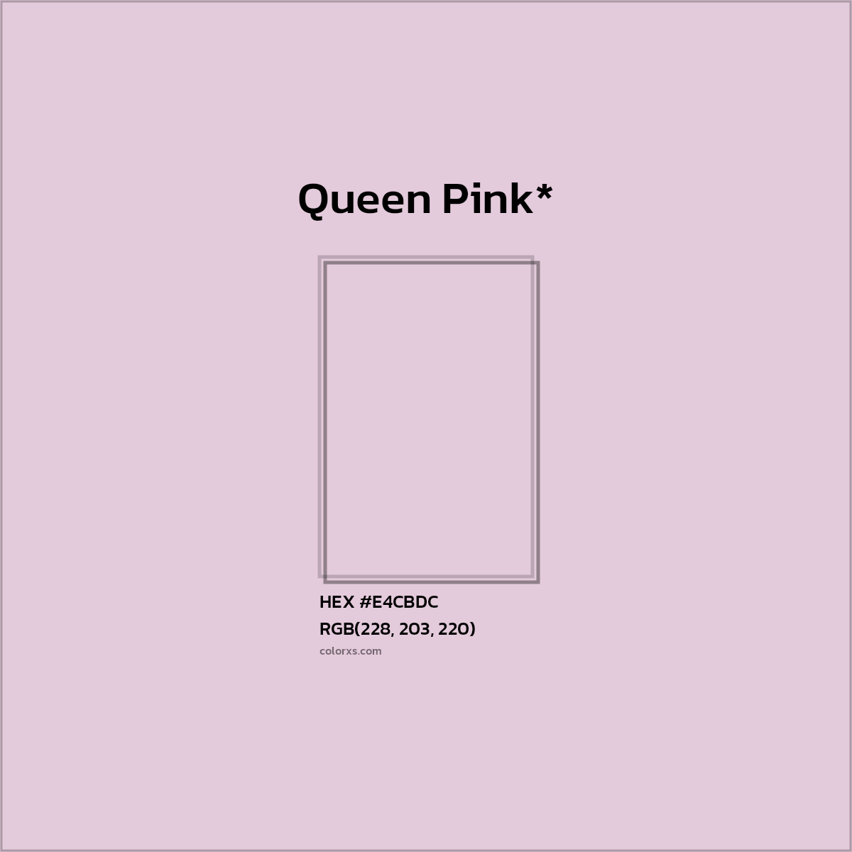 HEX #E4CBDC Color Name, Color Code, Palettes, Similar Paints, Images