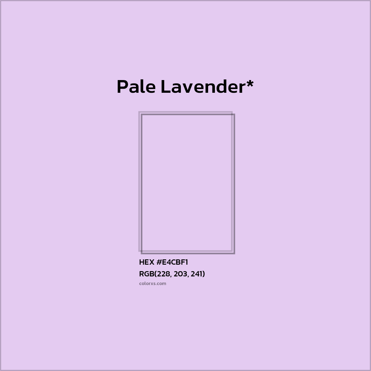 HEX #E4CBF1 Color Name, Color Code, Palettes, Similar Paints, Images