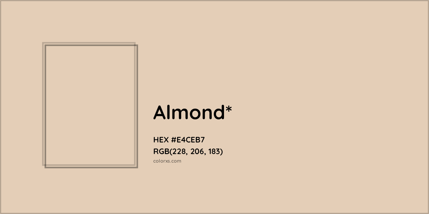 HEX #E4CEB7 Color Name, Color Code, Palettes, Similar Paints, Images