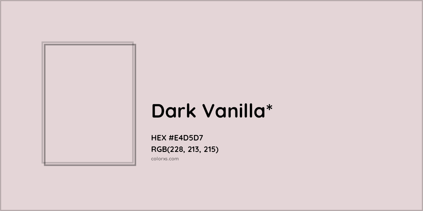 HEX #E4D5D7 Color Name, Color Code, Palettes, Similar Paints, Images