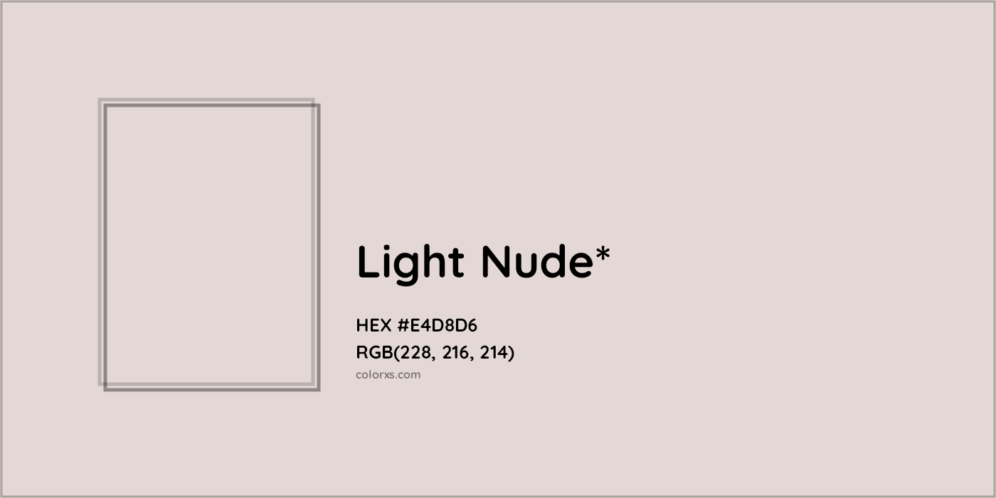 HEX #E4D8D6 Color Name, Color Code, Palettes, Similar Paints, Images