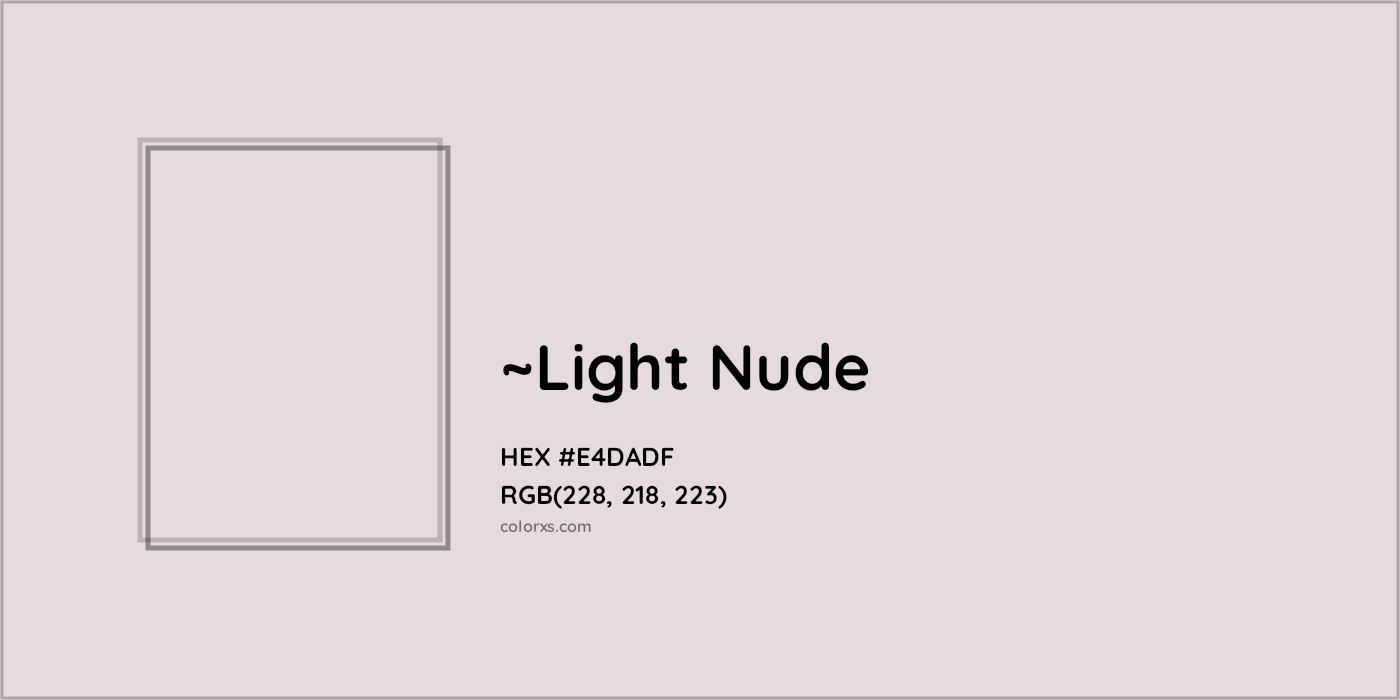 HEX #E4DADF Color Name, Color Code, Palettes, Similar Paints, Images
