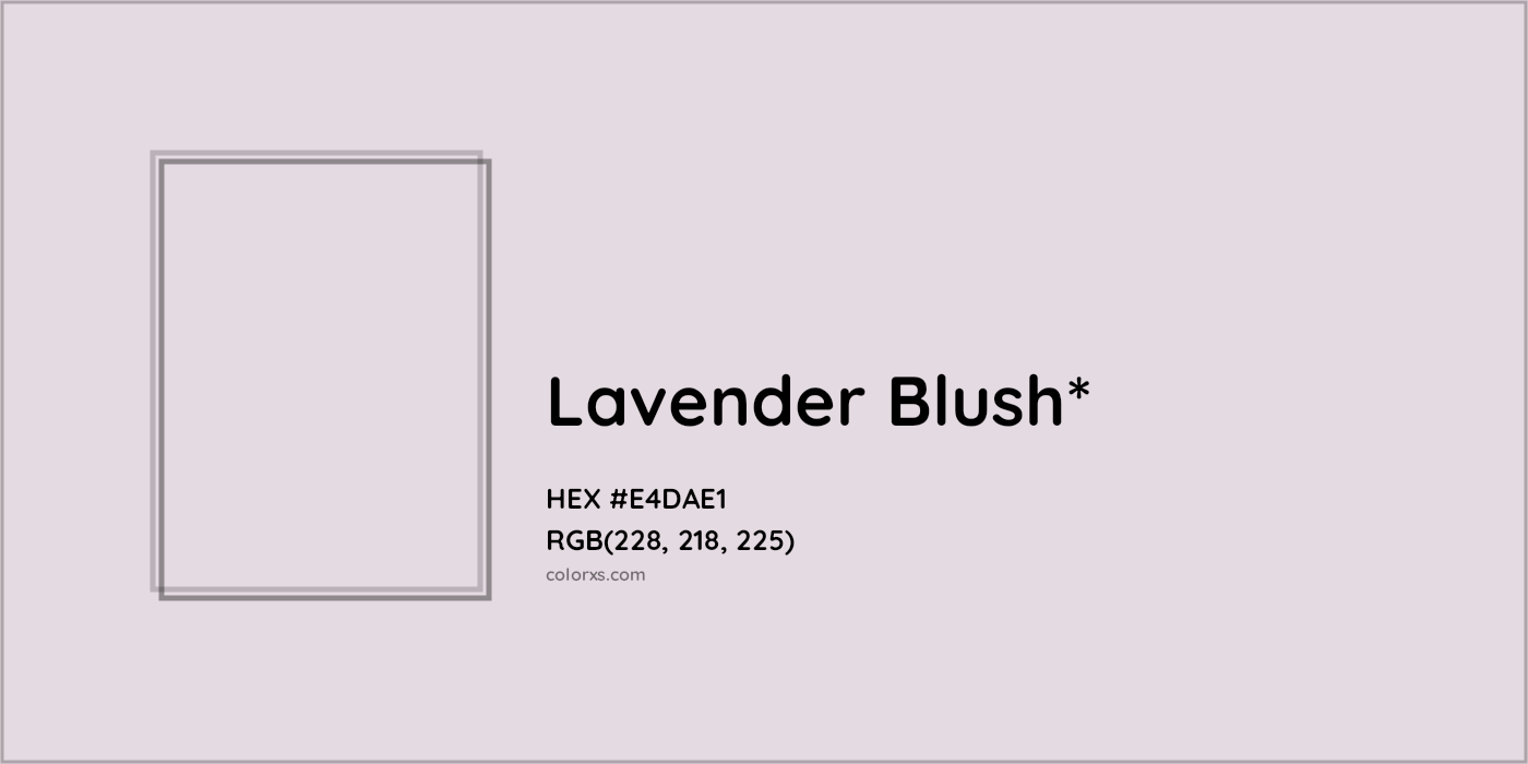 HEX #E4DAE1 Color Name, Color Code, Palettes, Similar Paints, Images