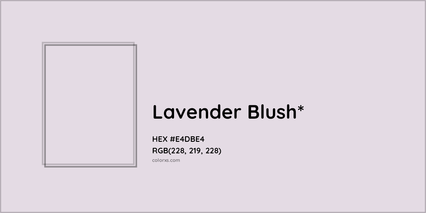 HEX #E4DBE4 Color Name, Color Code, Palettes, Similar Paints, Images