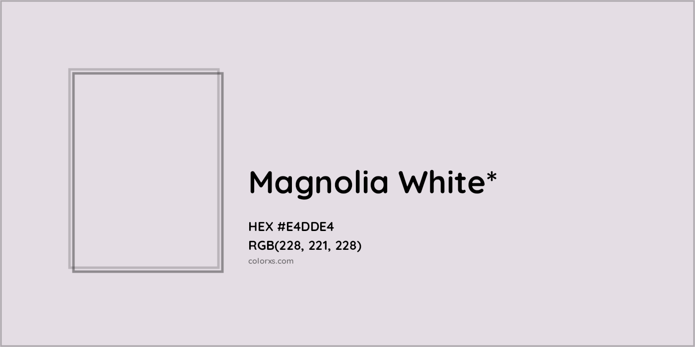 HEX #E4DDE4 Color Name, Color Code, Palettes, Similar Paints, Images