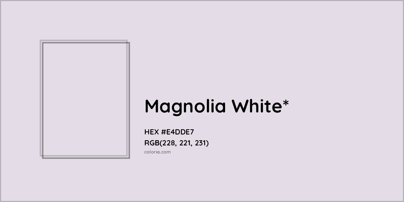 HEX #E4DDE7 Color Name, Color Code, Palettes, Similar Paints, Images