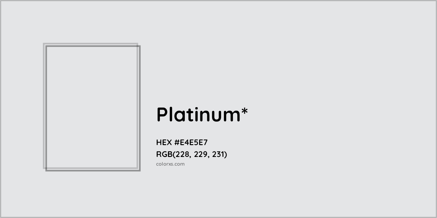 HEX #E4E5E7 Color Name, Color Code, Palettes, Similar Paints, Images