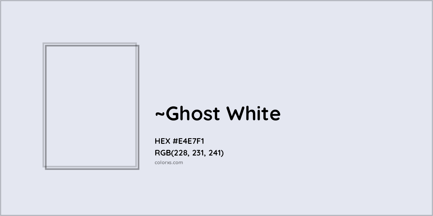 HEX #E4E7F1 Color Name, Color Code, Palettes, Similar Paints, Images