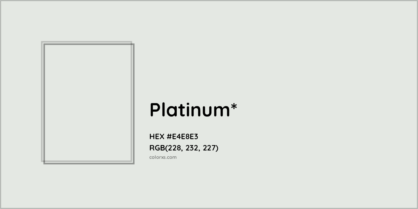 HEX #E4E8E3 Color Name, Color Code, Palettes, Similar Paints, Images
