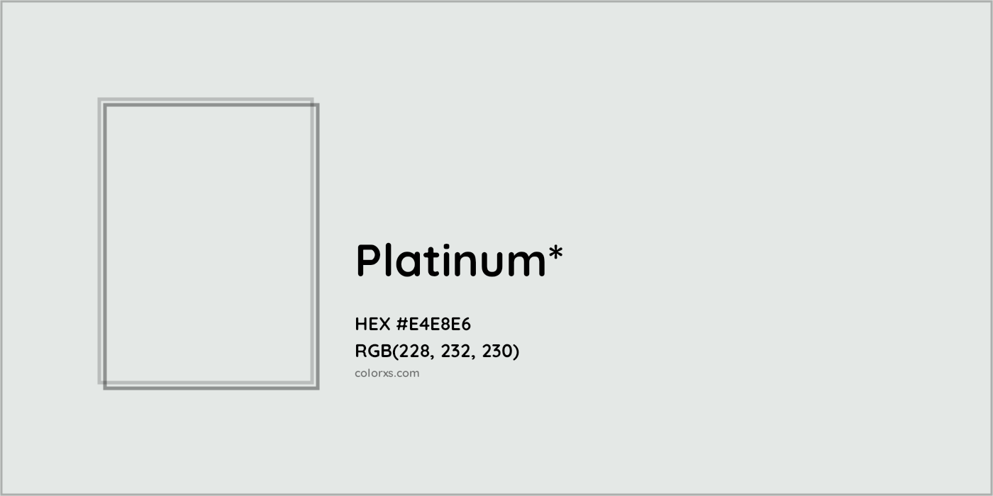 HEX #E4E8E6 Color Name, Color Code, Palettes, Similar Paints, Images