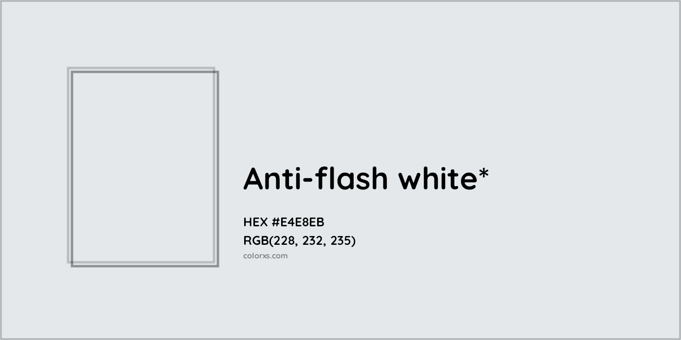 HEX #E4E8EB Color Name, Color Code, Palettes, Similar Paints, Images