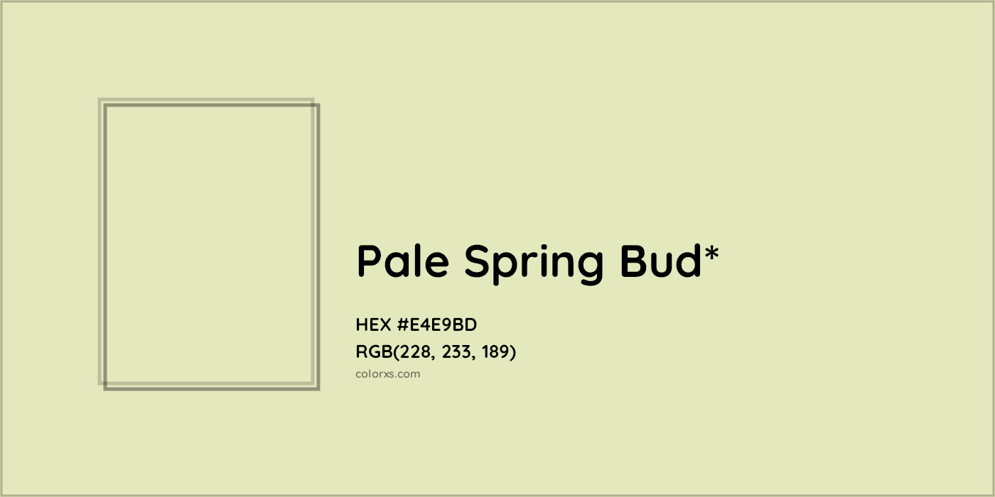 HEX #E4E9BD Color Name, Color Code, Palettes, Similar Paints, Images