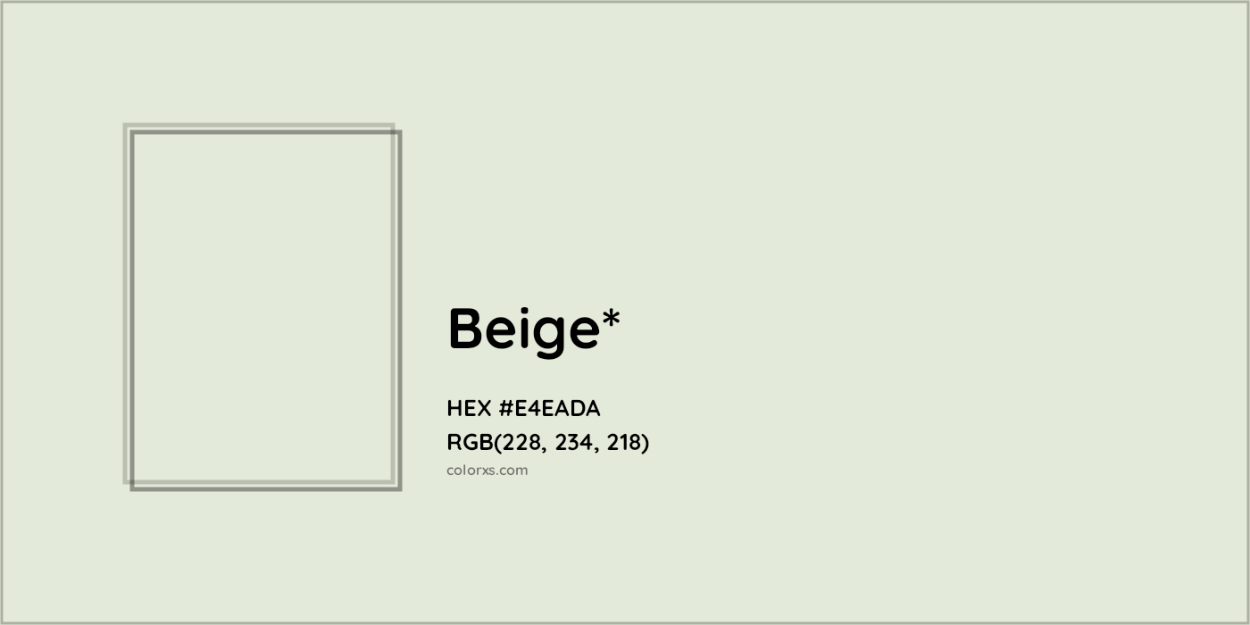 HEX #E4EADA Color Name, Color Code, Palettes, Similar Paints, Images