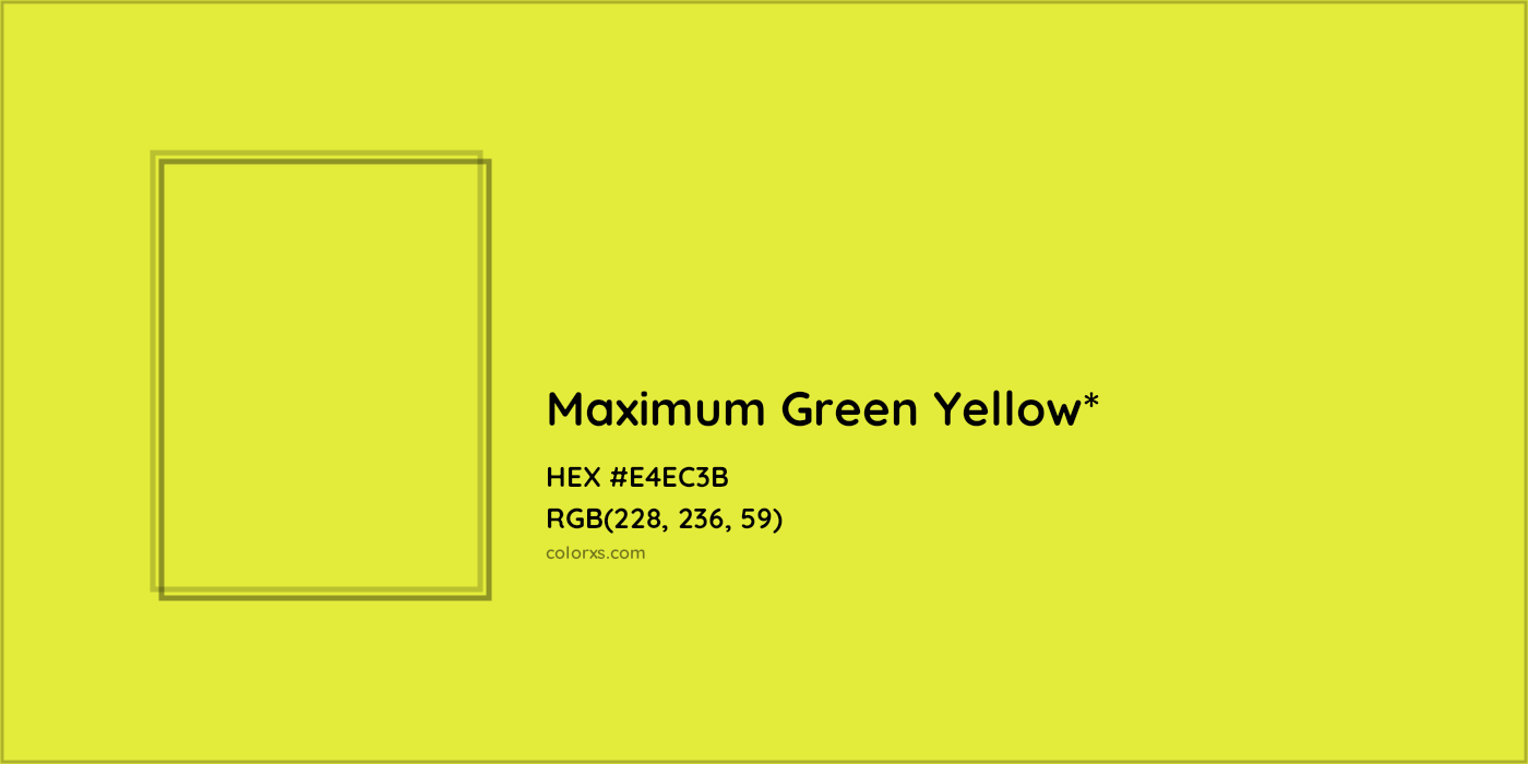 HEX #E4EC3B Color Name, Color Code, Palettes, Similar Paints, Images