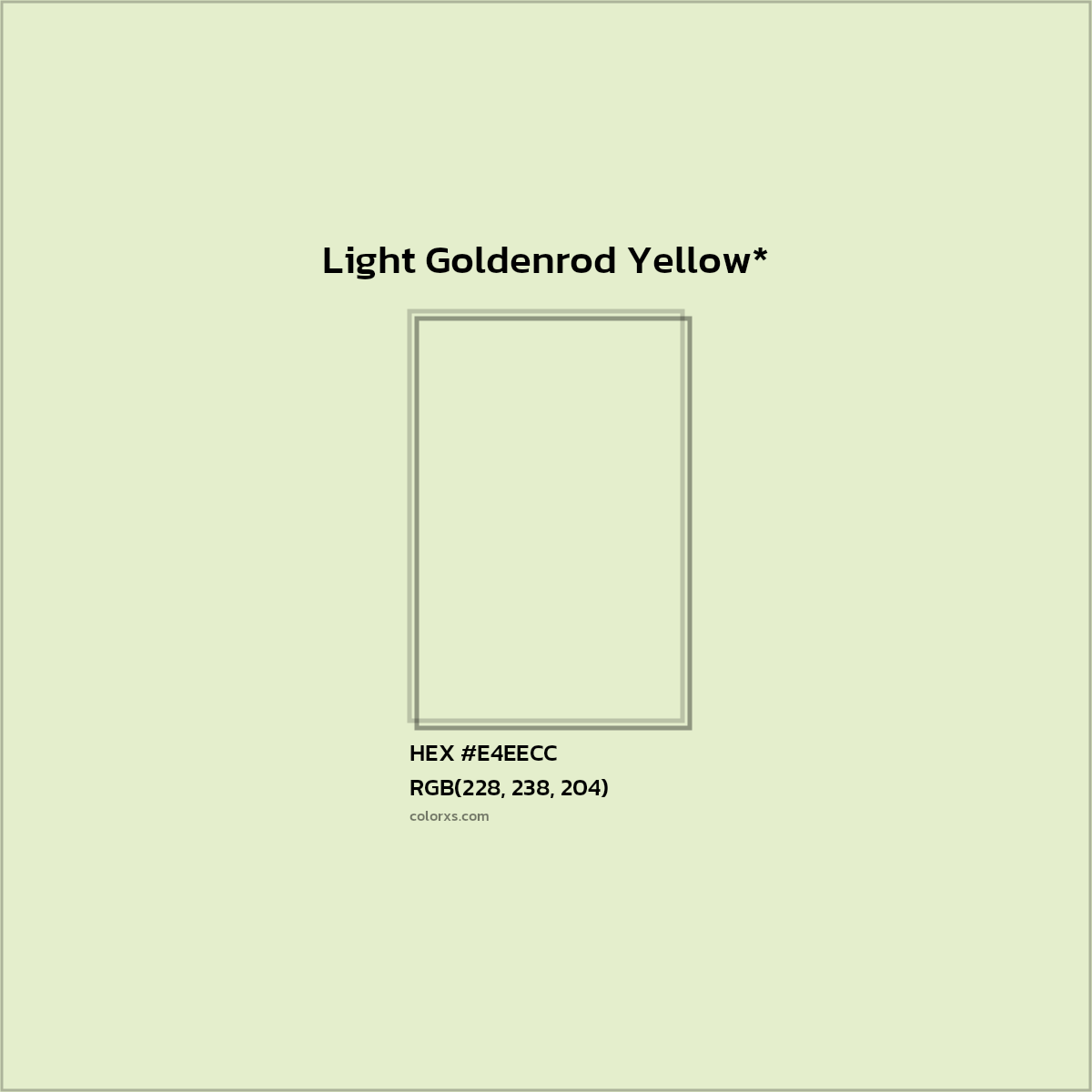 HEX #E4EECC Color Name, Color Code, Palettes, Similar Paints, Images