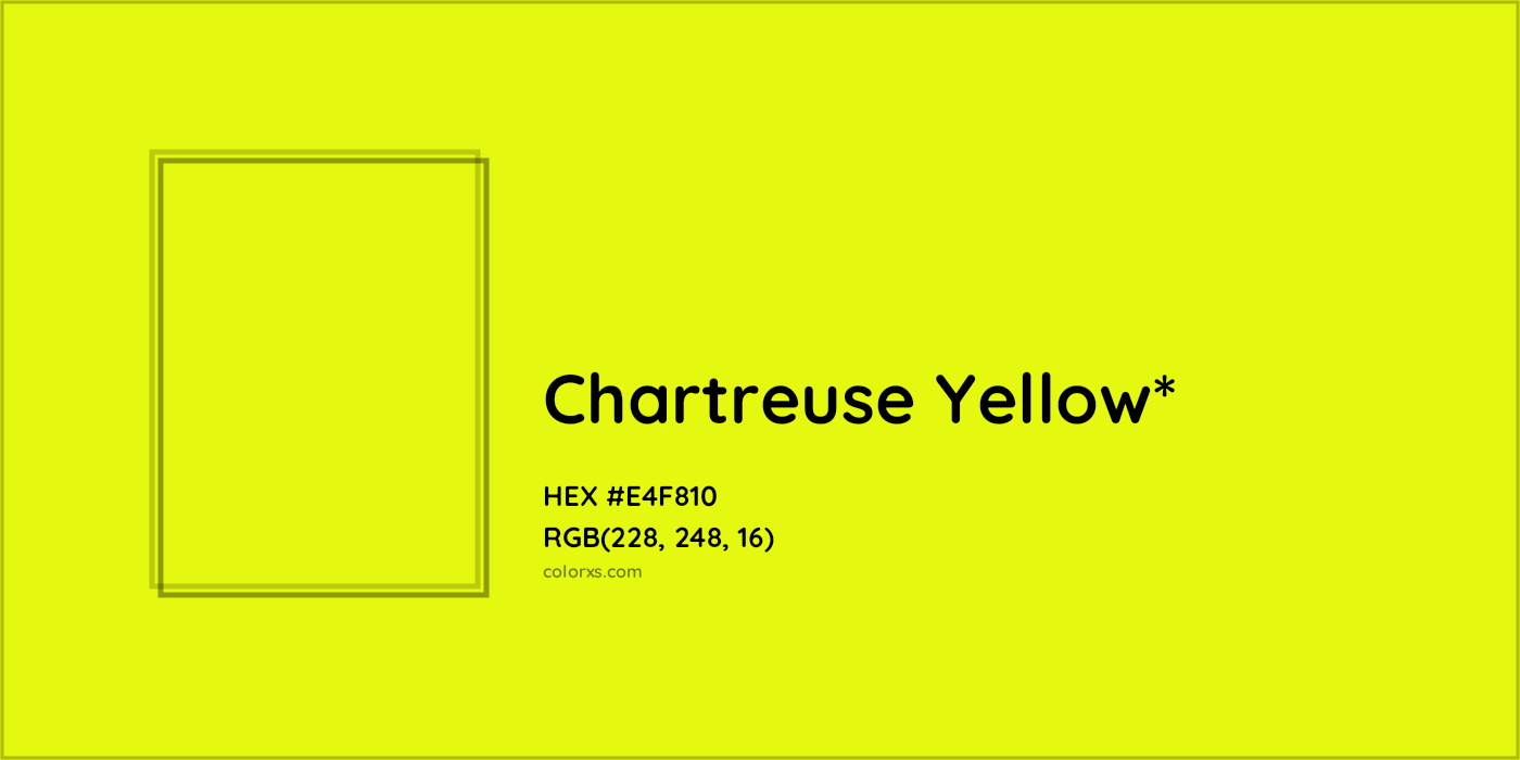 HEX #E4F810 Color Name, Color Code, Palettes, Similar Paints, Images