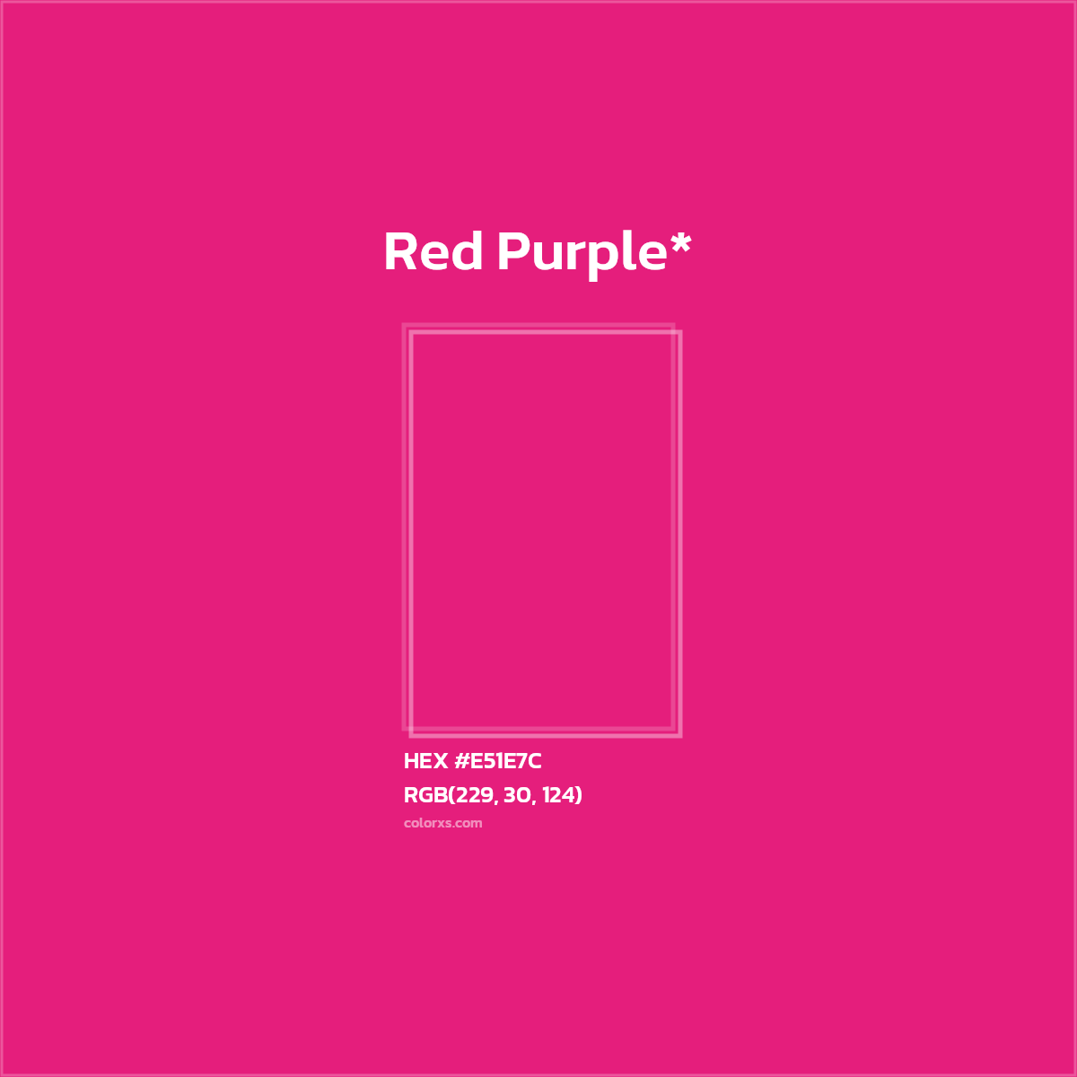 HEX #E51E7C Color Name, Color Code, Palettes, Similar Paints, Images
